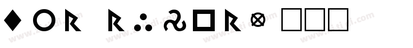 For RIver字体转换